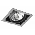 Foco Kardan PRO2 empotrar para 1 Lámpara AR111/QR111 Blanco, Gris ó Negro H182mm